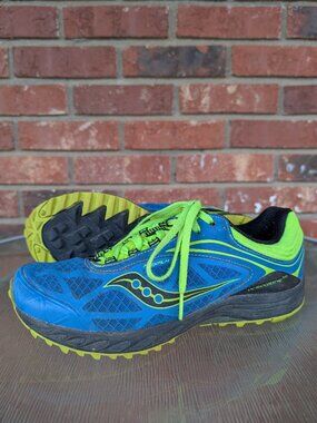 Men's Saucony Peregrine 3 Running Shoes Blue Size 8.5